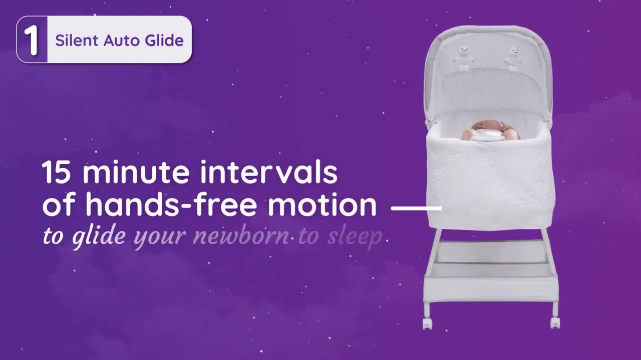 silent auto gliding elite bassinet not gliding