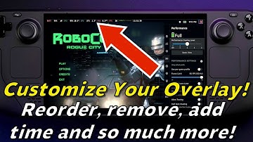 Steam Deck: Customize your Performance Overlay - Adding the time! (see description)