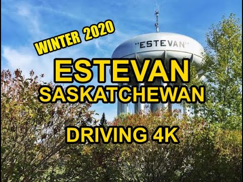 Estevan, Saskatchewan Driving in 4K