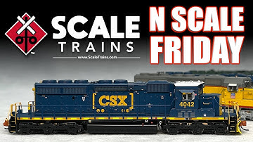 EMD SD40-3 CSX ScaleTrains Rivet Counter N Scale Friday