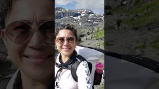 Trolltunge Hardanger Norway Rosa Johansen