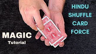 How To Get a Spectator To Pick Any Card Using The Hindu Shuffle Card Force - Magic Trick Tutorial