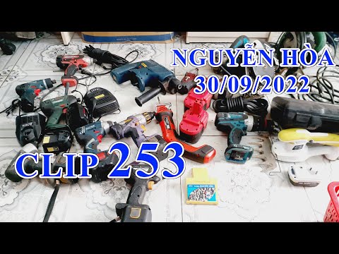 Video Hàng bãi Nhật, 30/09/2022, vít pin, điện, bê tông, Cơ... - youtube
