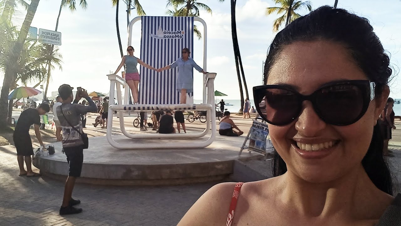 CADEIRA GIGANTE PRAIA DE PONTA VERDE MACEIÓ AL #turismo #maceioalagoas 