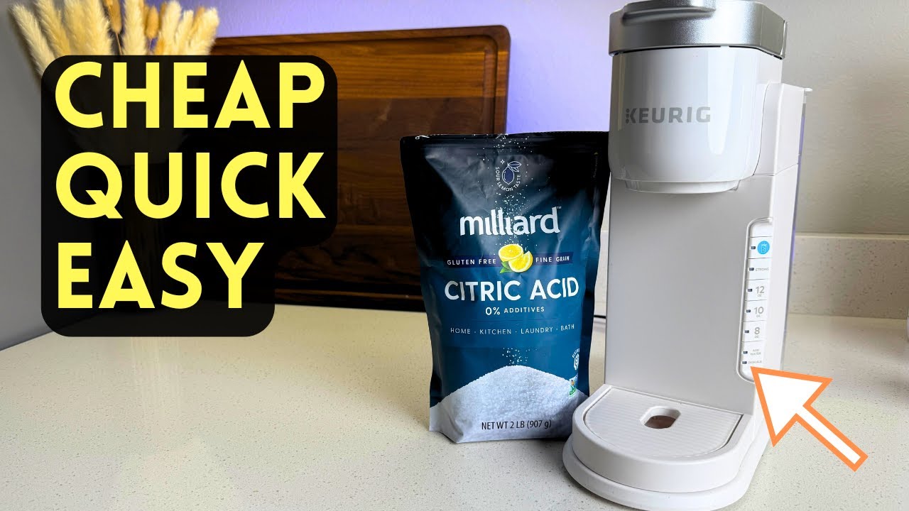 How to Descale Your Keurig K-Iced FAST with Citric Acid! - YouTube