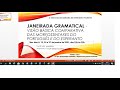 JANEIRADA GRAMATICAL - AULA 1/4 (TONICIDADE, MORFEMAS e VOGAIS)