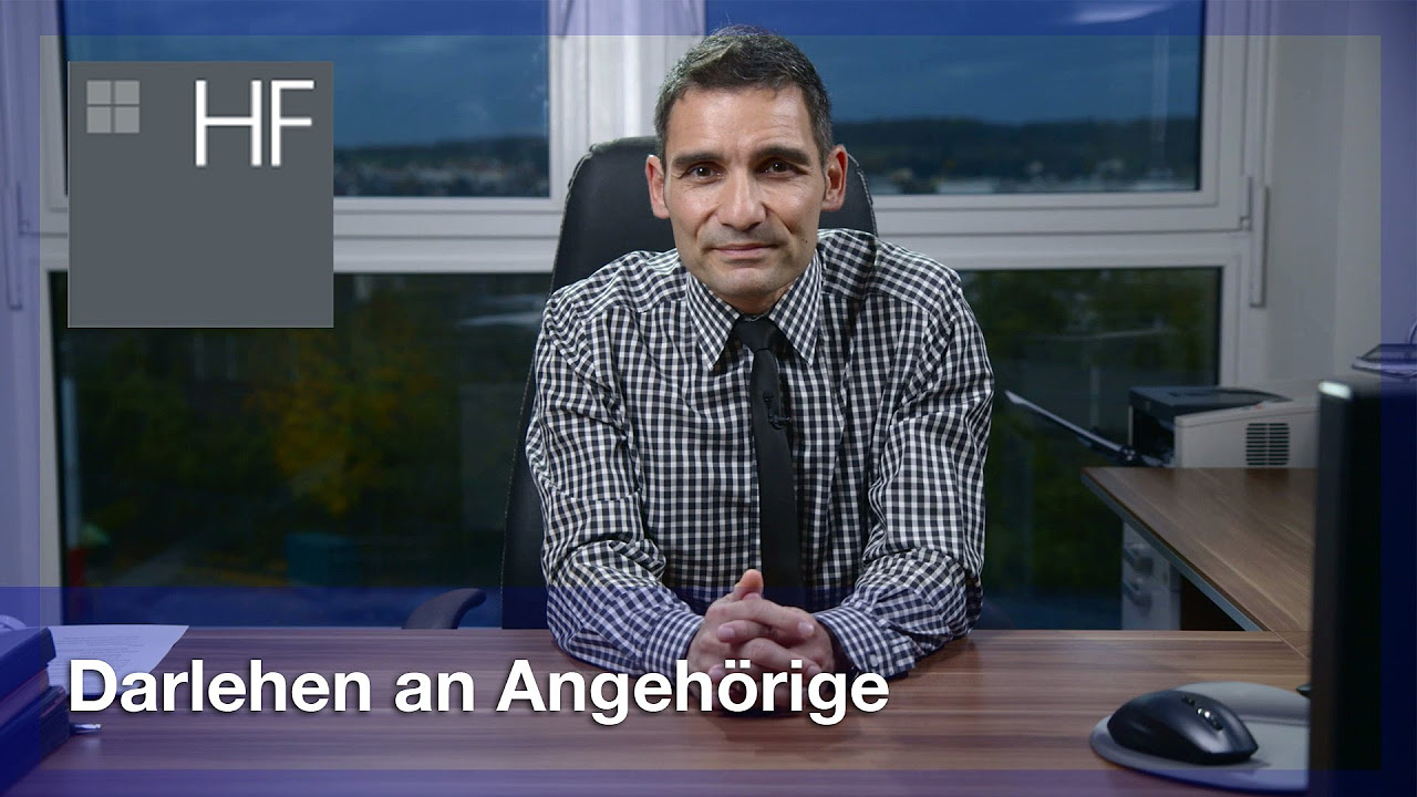 Update Darlehen an Angehörige