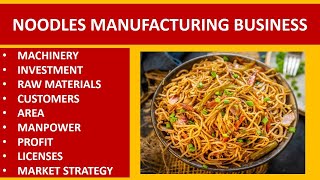 Noodles Manufacturing Business | Small Scale Business | Noodles Making Factory | How to ?? screenshot 2