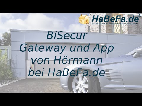 HaBeFa BiSecur Gateway und App von Hörmann 2016