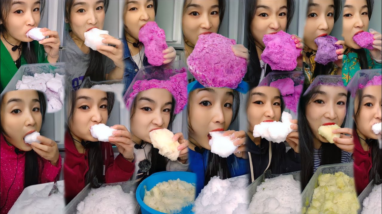 ❄️«ASMR REFROZEN ICE EATING LOUD SQUEAKY BITES (Only Bites)»❄️