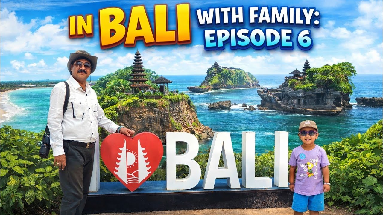 In Bali With Family : Episode 6 🛕🏖️| Final | Uluwatu Temple, Tanah Lot & Coastal Bali  | #arnbzi 