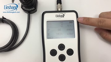 LS125 UV light meter operation