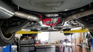 2005  CTS V with a Ford 8.8 and Borla Exhaust