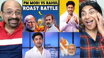 PM MODI VS RAHUL GANDHI ROASTING ! | Indian American Reactions✨!