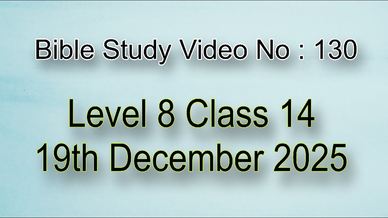 Level 8 Class 14 - YouTube