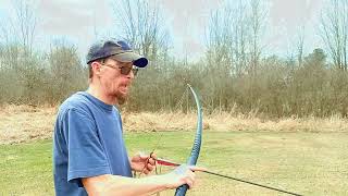Gemsbok horn takedown warbow 130#@28" #archery #bowhunting #traditionalarchery #odysseus #warbow