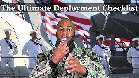 The Ultimate Deployment Checklist | Navy Life Essentials (part 1)