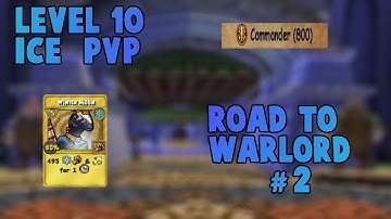 Wizard101 PvP: Level 10 Ice(Initiate) Road To Warlord #2. Getting Commander!