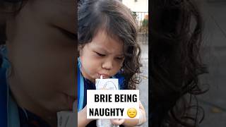 Toddler Curly Girl Loves Bear Brand Milk But She&#39;s Being Naughty @NestlePH