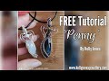 Wire Wrap Pendant Tutorial 'Penny' by Kelly Jones.