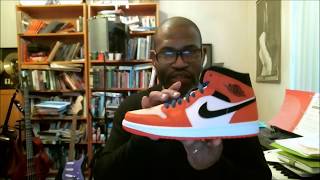 jordan 1 mid team orange black