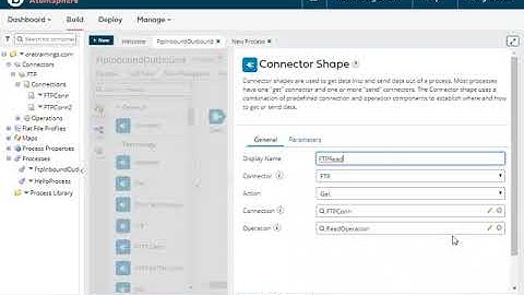 Dell Boomi Ftp Inbound to Ftp Outbound Sample