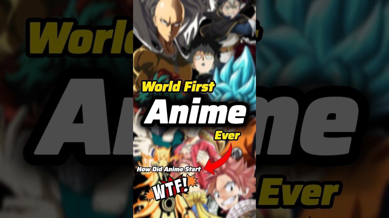 World First Anime Ever Created ! 