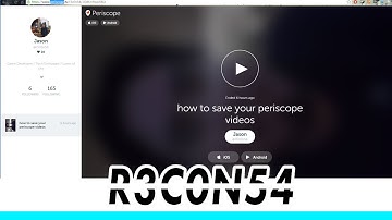 How to Save Periscope Videos | Jason David