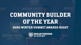 The 2020 BTA Awards Night | Community Builder Of The Year