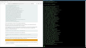 Cryptopals Guided Tour - 19 - Break fixed-nonce CTR mode using substitutions