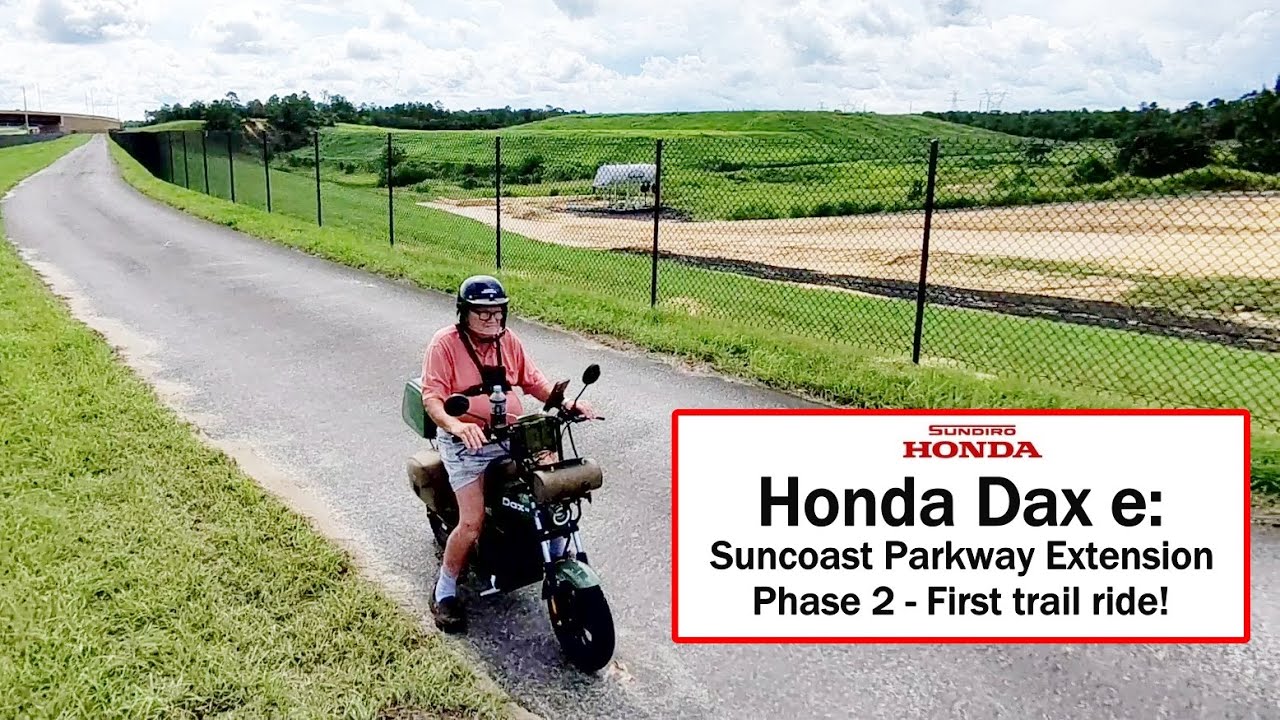 2024 Sundiro Honda Dax e: - First ride on the Suncoast Parkway Phase 2 Extension bike trail