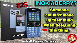 The $25 SERVO ULTRA700 Feature Phone has NFC and a QWERTY Keyboard...but how functional is it