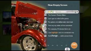 Configurative Presentations - Creating a Custom Module