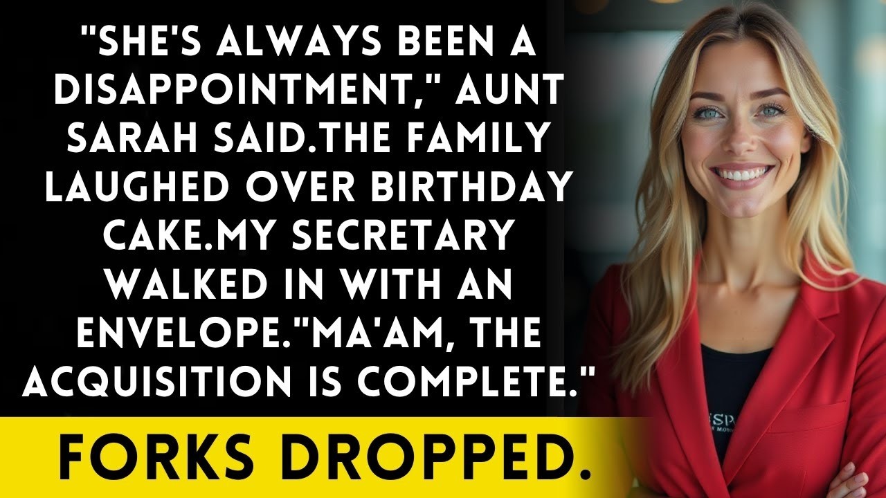 At Mom's Birthday, They Called Me The Family Disappointment — Then My Secretary Announced The News