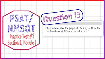 PSAT / NMSQT Question 13 from  Practice Test 1 Section 2 Module 1