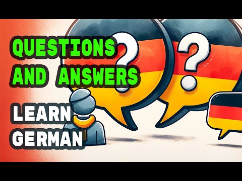 German course: 500 questions and 1500 answers in German Part 3 #LearnGerman #DeutschLernen