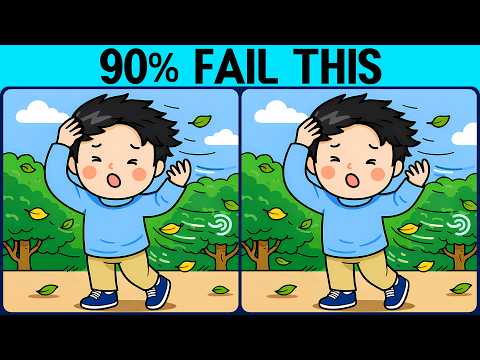 [Spot the Difference Brain Training] Try this slightly tricky puzzle.