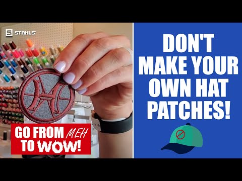 Never Make Your Own Hat Patches Again! | How to Complete 200 Hat Order with Ease!