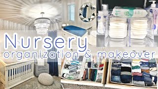 EXTREME NURSERY ORGANIZATION / BOY NURSERY MAKEOVER / NURSERY TOUR BABY BOY