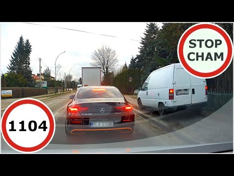 Stop Cham #1104 - Niebezpieczne i chamskie sytuacje na drogach