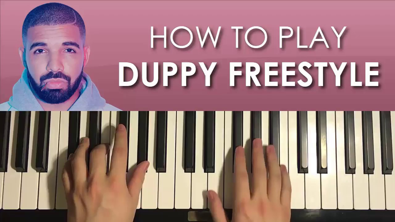 HOW TO PLAY - Drake - Duppy Freestyle (Piano Tutorial Lesson) - YouTube