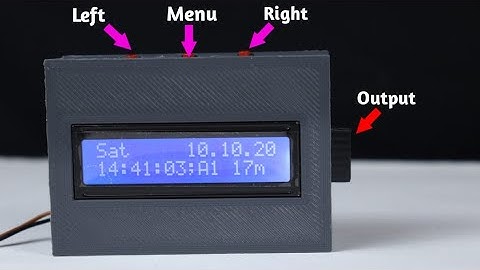 Homemade Arduino Based Multiple Timer/Alarm Circuit |