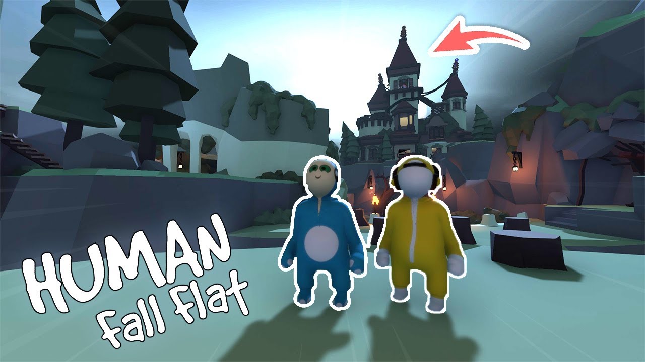 ⁣ENCONTRAMOS UN CASTILLO MISTERIOSO EN HUMAN FALL FLAT ? BEBE MILO TROLL