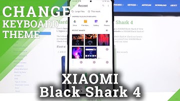 How to Personalize Keyboard Theme on XIAOMI Black Shark 4 - Customize Keyboard Theme