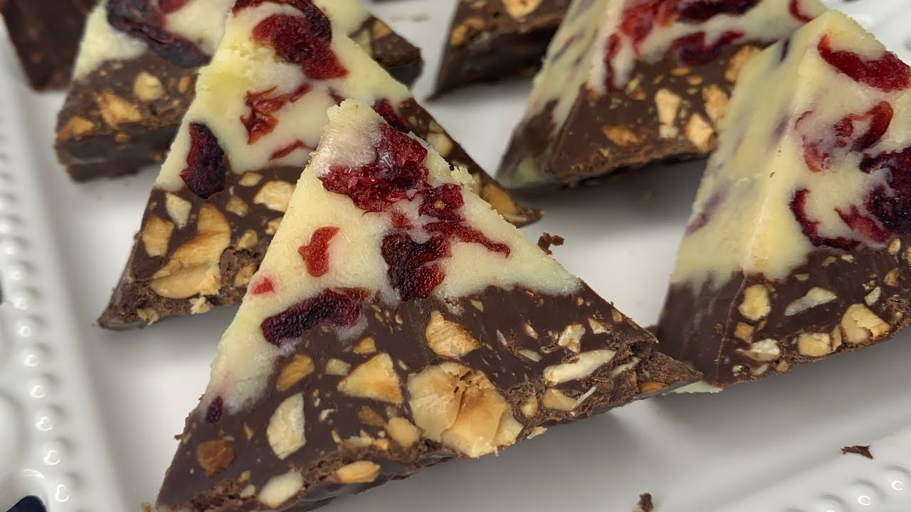 POSNO Šarena čokoladna piramida /bez pećnice /bez šećera /kolac za 5 minuta