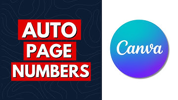 AUTOMATIC Canva Page Numbers | EASY & QUICK