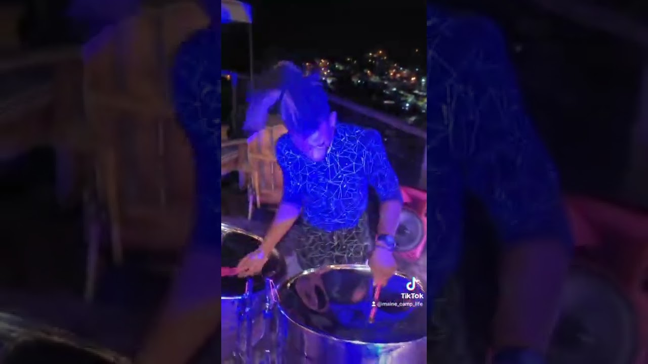 Old Town Road by Andrius Edwide in St. Lucia on steel drums.  What an incredible performance.