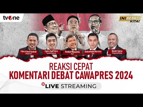 LIVE Debat Cawapres 2024 Ini Reaksi Kita  tvOne