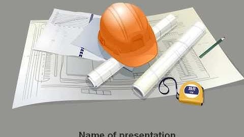 New House Planning PowerPoint Template by PoweredTemplate.com