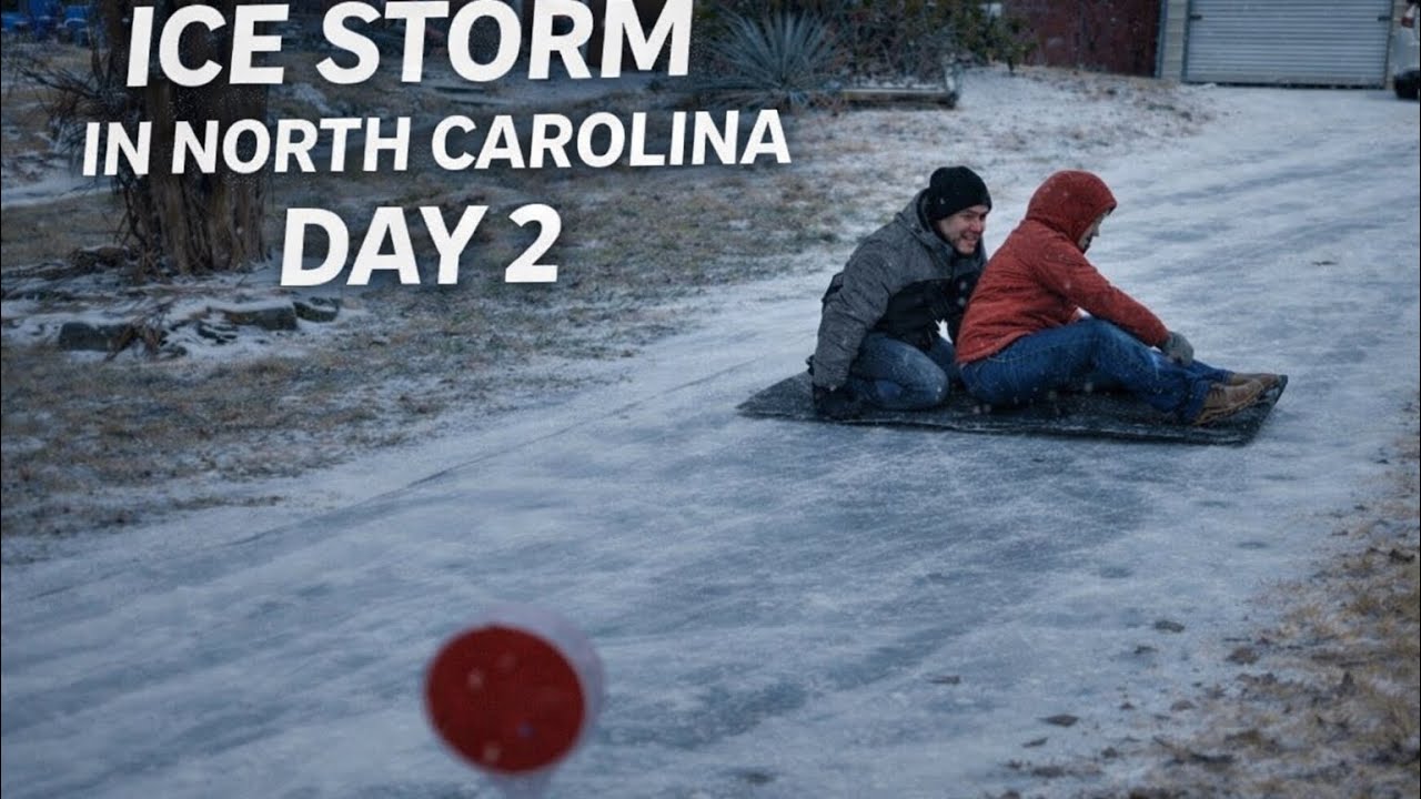 Ice storm in North Carolina - Day 2